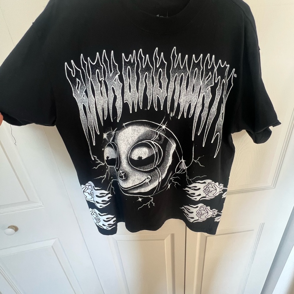 Rick and Morty Black Graphic T-Shirt